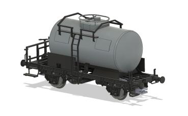 Preview: Kesselwagen Z 7002, 24 m³, französischer Kessel, deutsches Untergestell